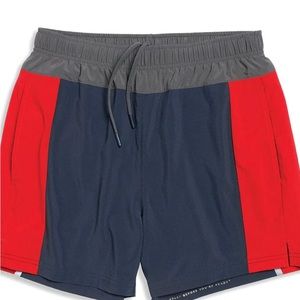 BOLT 4 LAPS 5” SHORTS MEDIUM BLUE RED